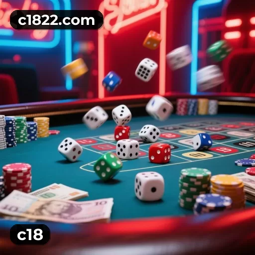 Cassino c18: mesas, live e torneios 🍀